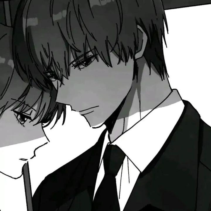 好看的情侣头像黑白动漫图片霸气一人一张 12张