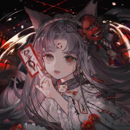 动漫霸气女头像 动漫霸气女生头像黑暗系 20张