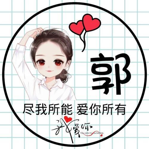 郭姓氏微信头像图片大全 郭姓氏头像图片2022最新款 20张